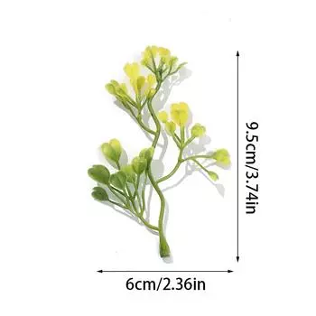 10 шт. ложные зеленые растения бонсай украшения искусственные зеленые листья растения 10pcs