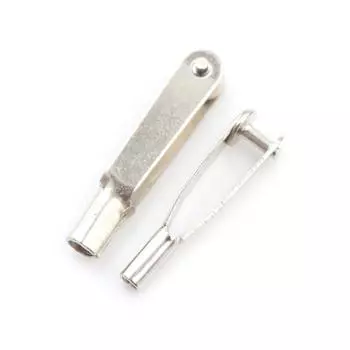 10 шт. M2/M3 металлический зажим для стержня с проушиной для радиоуправляемого самолета, автомобиля, лодки M2