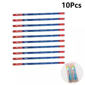 10 шт. M35 стальное полотно для ножовки 300 мм, гибкость, ручные пилы 14T/18T/24T для деревообработки, резки дерева и металла