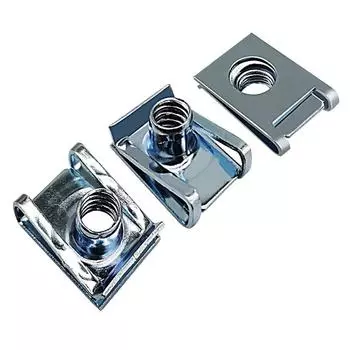 10 шт. M4 M5 M6 автомобильные оцинкованные самонарезающие гайки зажимы U-образные гайки комплект для мотоциклетных обтекателей брызговиков крепежи автозапчастей зажимы