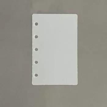 10 шт. M5 A8 Разделитель страниц для спирального переплета Разделитель страниц Заправка Спиральный переплет страниц Индексные карточки Студент Style B