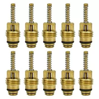 10 шт. M8 AC сердечники клапана кондиционирования воздуха для M8 сердечников клапана аксессуары Золотой M8 A/C сердечник клапана CHINA