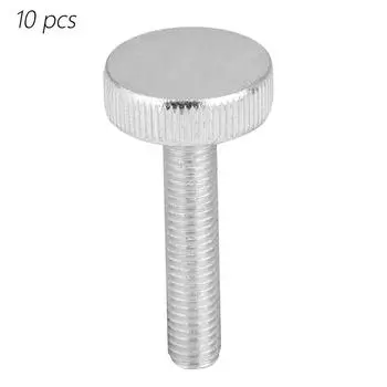 10 шт. M8 оцинкованные углеродистые стальные болты с плоской накатанной головкой винты с накатанной головкой (М8*40)