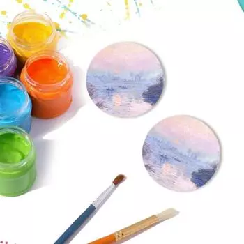 10 шт. магнитная доска для рисования, холст, материал, мягкая магнитно регулируемая поверхность, доска для рисования специальной формы Round