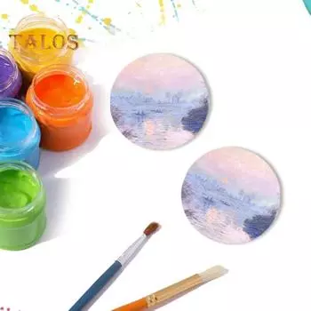 10 шт. магнитная доска для рисования, холст, материал, мягкая магнитно регулируемая поверхность, доска для рисования специальной формы Round