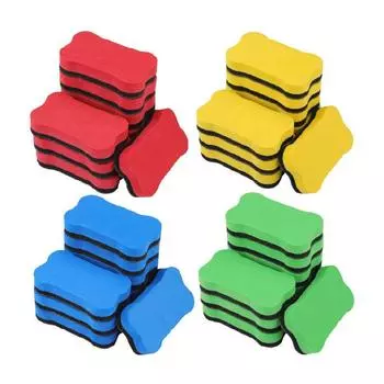 10 шт., магнитная доска, ластик для сухой салфетки, резиновый очиститель для маркеров, Великобритания 10pcs жёлтый