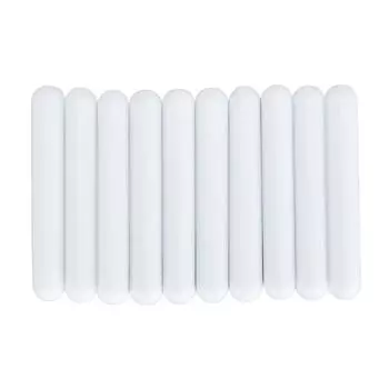 10 шт. магнитная мешалка профессиональная 60x9 мм с покрытием PTFE магнитная мешалка для лаборатории белая