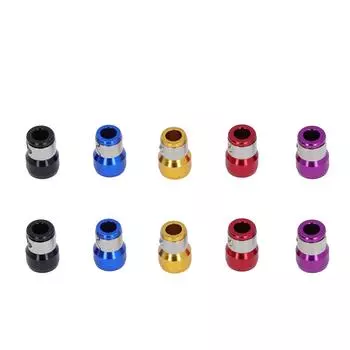 10 шт. Магнитное кольцо для винтов 5 цветов алюминиевый сплав отвертка магнитный держатель кольца для установки