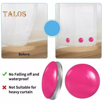 10 шт., магнитные грузики для штор, водонепроницаемые компактные размеры, сильная магнитная скатерть, занавеска для душа, драпировка, грузики жёлтый