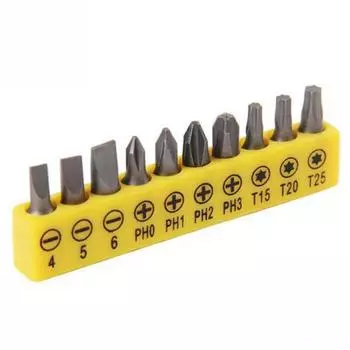 10 шт. магнитные многофункциональные отвертки разных размеров, набор бит для отверток для дома