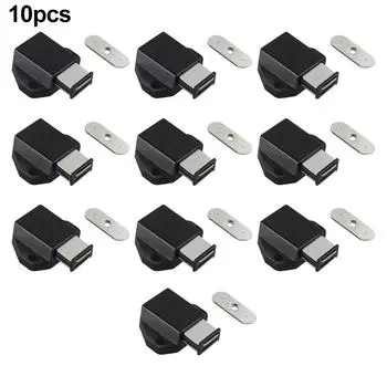 10 шт. Магнитные защелки для шкафов, дверные упоры, доводчики для шкафов, ящиков, магнитная защелка, мебельная фурнитура