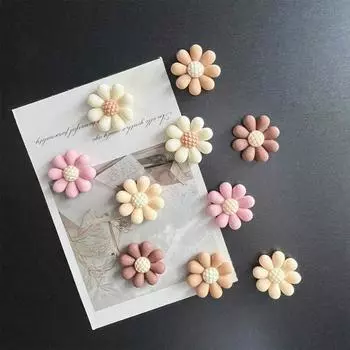 10 шт. Магниты на холодильник, магниты на холодильник с цветами, декоративные магниты Kawaii, персонализированные магниты на холодильник для кухни и офиса