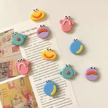 10 шт. магниты на холодильник с большим ртом, милые наклейки на холодильник, персонализированные магниты на холодильник, подходящие для хранения досок на кухне и в офисе