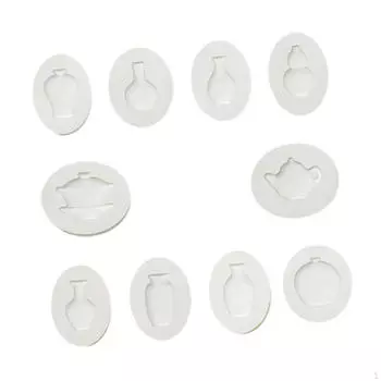 10 шт. Магниты на холодильник штампы гипсовые штампы декоративные украшения DIY поделки креативные для глины