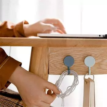 10 шт. маленькие липкие крючки, прочные милые крючки в скандинавском стиле, настенные свободные пробойники, маленькие подвесные крючки с пряжкой