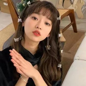 10 шт. маленькие заколки для волос в форме бабочки, прозрачные летние красочные головные уборы с бабочками, аксессуары для волос для девочек