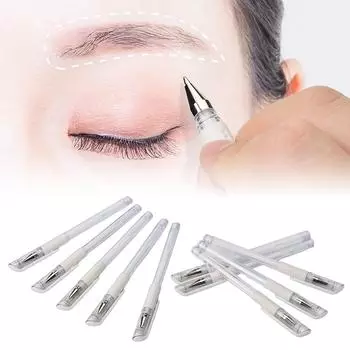 10 шт. маркер для кожи, белый маркер, ручка для позиционирования маркера для кожи, инструмент для бровей, хирургический маркер для кожи для салонов красоты