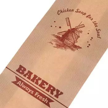 10 шт. маслянистые крафт-бумажные длинные хлебные пакеты с прозрачным окном для упаковки багета для выпечки на день рождения