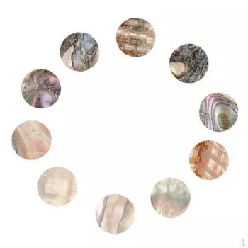 10 шт., материал для инкрустации грифа, точки, гитарный маркер, декоративные детали 11mm