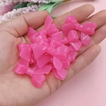 10 шт., материалы для бисера Macaron, 33*24 мм, бусины ручной работы, акриловые бантики, модные украшения «сделай сам», 10 шт. розы красного