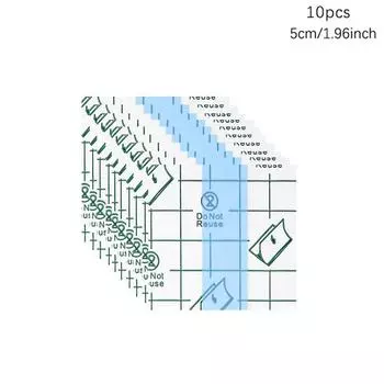 10 шт. медицинская клейкая лента прозрачная полиуретановая антиаллергическая медицинская раневая повязка фиксирующая лента водонепроницаемый пластырь 5CM