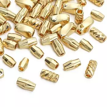 10 шт., медная партия, бусина с цветком, перегородка для изготовления ювелирных изделий своими руками, аксессуары для рукоделия 3x5mm