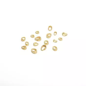 10 шт. медные застежки-пряжки в виде дыни для изготовления ювелирных изделий своими руками, аксессуары для рукоделия 4x5mm