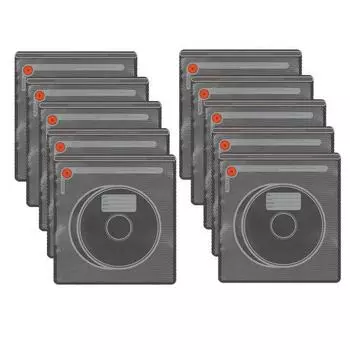 10 шт. Мешки для хранения филамента 3D, Застежка-молния, Многоцелевые, Светонепроницаемые, Вакуумные пакеты для филамента 3D-принтера 10pcs