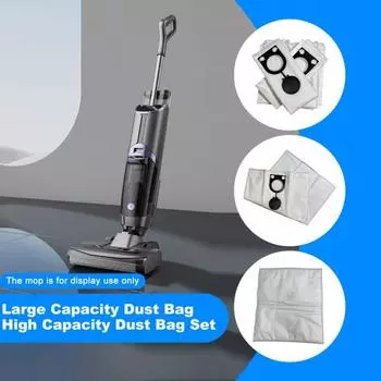 10 шт. мешков для пылесоса большой емкости, прочные профессиональные флисовые мешки для пылесоса, пылесборники для STARMIX/Bosch 10pcs