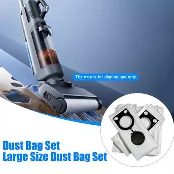 10 шт. мешков для пылесоса большой емкости, прочные профессиональные флисовые мешки для пылесоса, пылевые