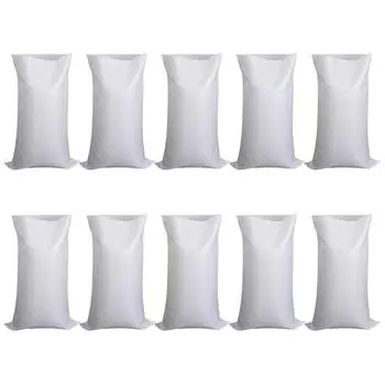 10 шт. мешков с песком для защиты от наводнений, пластиковых, тканевых, прочных (35x45cm)