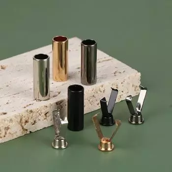 10 шт., металлические Aglets, шнурки, цилиндрические наконечники, защита для головных уборов, веревочная пряжка для карт, одежда, свитер, шляпа, веревочная пряжка для головы темно-серого