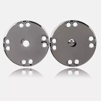 10 шт. Металлические потайные пуговицы Высококачественные Изысканные Кашемировые Пуговицы Невидимые Фиксированные Пуговицы Пуговицы Пуговицы для Мамы Gun Black 15mm