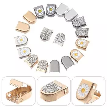 10 шт. металлические шнурки наконечники головка без завязывания шнурки металлический шнурок замок DIY кроссовки наборы металлические шнурки пряжки шнурки аксессуары