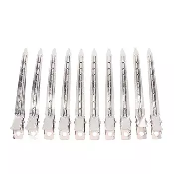 10 шт. металлические заколки для волос для укладки, профессиональные салонные шпильки, зажимы для волос, пушистые зажимы «сделай сам», аксессуары для волос