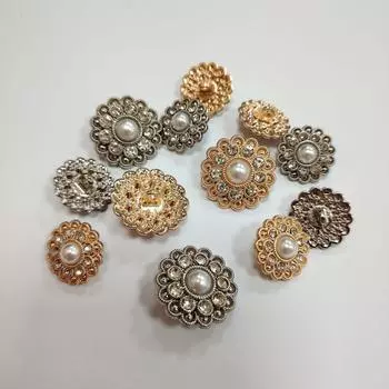 10 шт. металлических пуговиц, модных, маленьких, ароматных, стильных, высокого класса, пришитых вручную, шерстяных, пальто, тренчкотов, курток, рубашек 18MM-hanging white oil