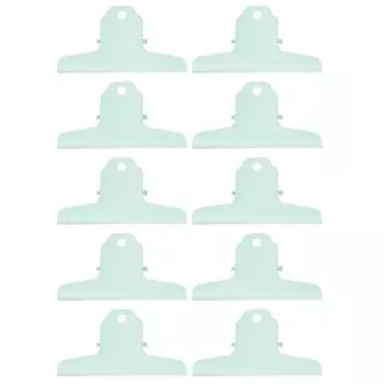 10 шт. Металлический зажим с сильной пружинной силой зажима, предупреждающий ржавчину, зажимы для бумаги с маленьким отверстием