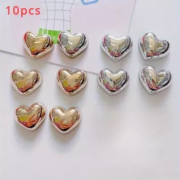 10 шт. милые гальванические магниты на холодильник в форме сердца с надписью «любовь», мультяшные декоративные магниты на холодильник, декоративная белая доска