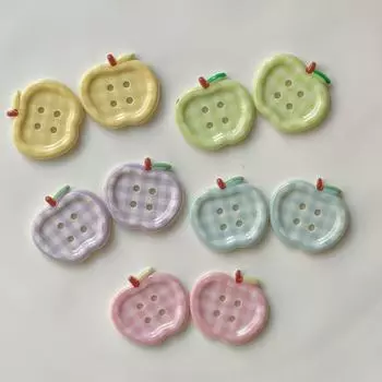 10 шт. милые маленькие свежие клетчатые пуговицы милая девочка юбка свитер пальто DIY Deco женская детская одежда швейные принадлежности