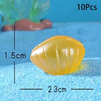 10 шт. милые мини-светящиеся ракушки-улитки, украшения из мультфильмов, украшения для ландшафта, креативные украшения для дома своими руками, аксессуары, подарки