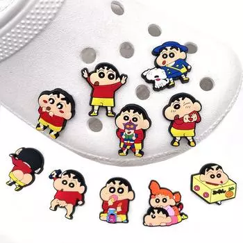 10 шт. милые мультяшные подвески для обуви из ПВХ для украшения обуви 10pcs