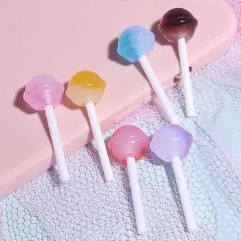 10 шт. милый цветной 3D леденец декор кремовый гелевый чехол для мобильного телефона аксессуары для девочек самодельная заколка для волос кулон материал наклейка