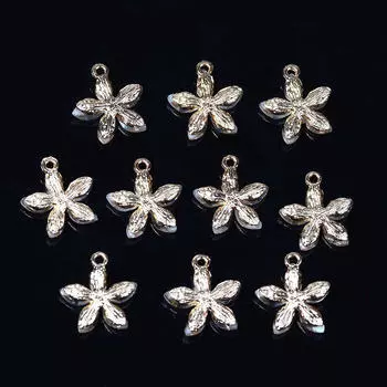 10 шт. милый цветок подвеска бусины DIY ювелирные изделия свадебный декор