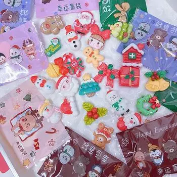 10 шт. милый мультфильм рождественская серия слепой мешок для домашнего рабочего стола автомобиля украшение для ребенка подарок