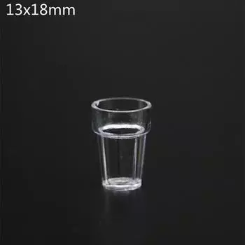 10 шт. мини-чашка для красного вина, имитация мебели, бокал для вина, кубок, декор для кукольного домика