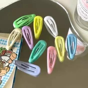 10 шт. Мини Детские BB Заколки Блестящая Поверхность Кавайные Милые Детские Боковые Заколки Для Волос Модные Заколки Для Челок Детские Головные Уборы