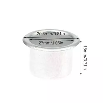 10 шт. Мини-круглая подставка для свечей, серебряный подсвечник своими руками, поднос, держатель, контейнер, аксессуар, алюминиевый декор для вечеринки дома