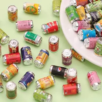 10 шт., мини-кукольный домик, имитация напитков, кукольный домик, кухонное украшение, аксессуары для кукольного дома, игрушка для ролевых игр one size