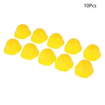 10 шт. мини-кукольный шлем 1:12 кукольных домиков, миниатюрная модель защитного шлема, декор куклы