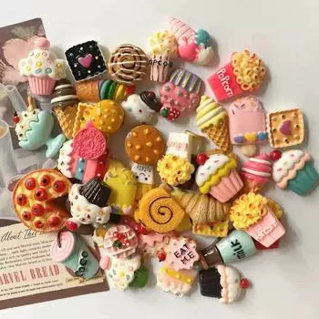 10 шт. Мини-магнит на холодильник для еды и закусок, домашний декор, маленький магнит, подарок